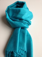 Pašmína světle modrá